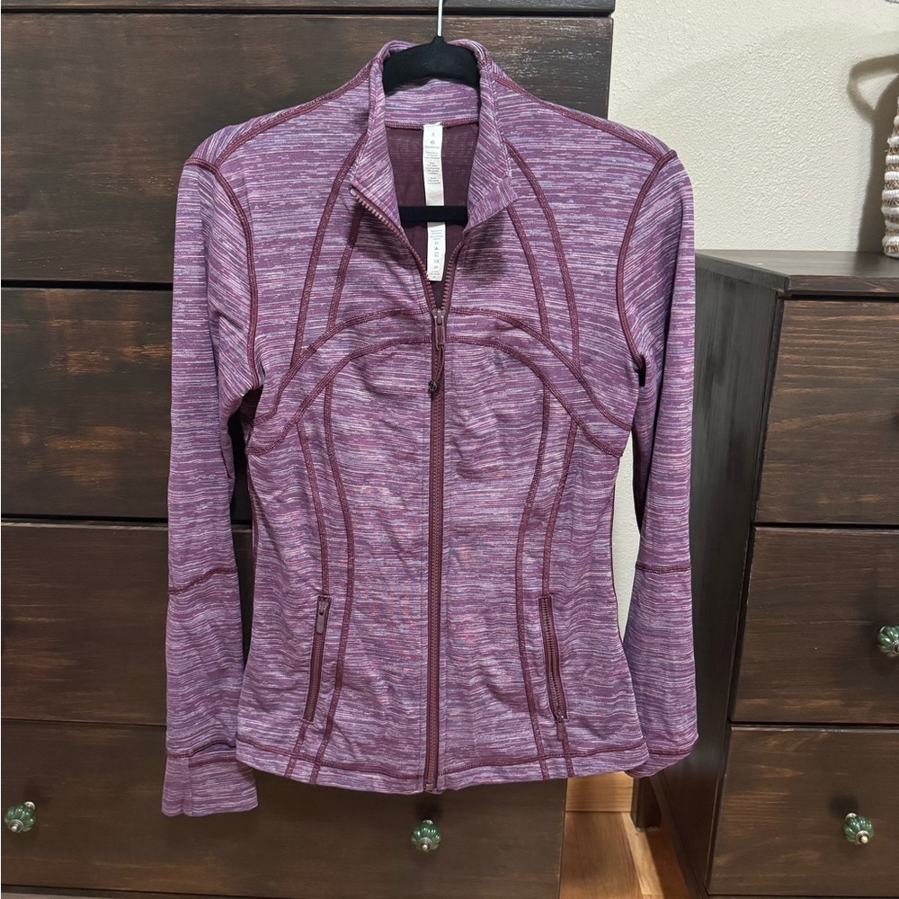 Lululemon Athletica Purple Zip-Up Jacket